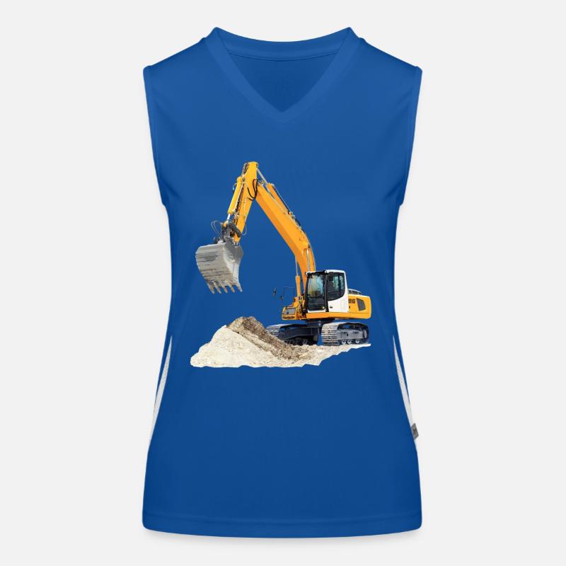 Bagger Funktionelles Kontrast-Tank Top für Frauen