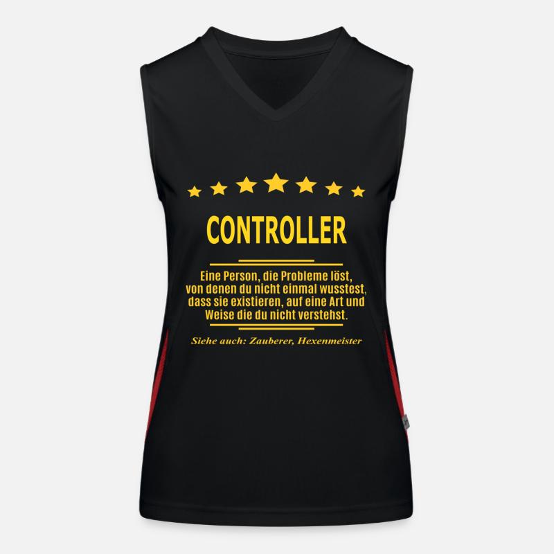 CONTROLLER Funktionelles Kontrast-Tank Top für Frauen