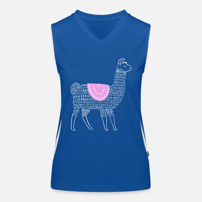 Boho Lama Funktionelles Kontrast-Tank Top für Frauen