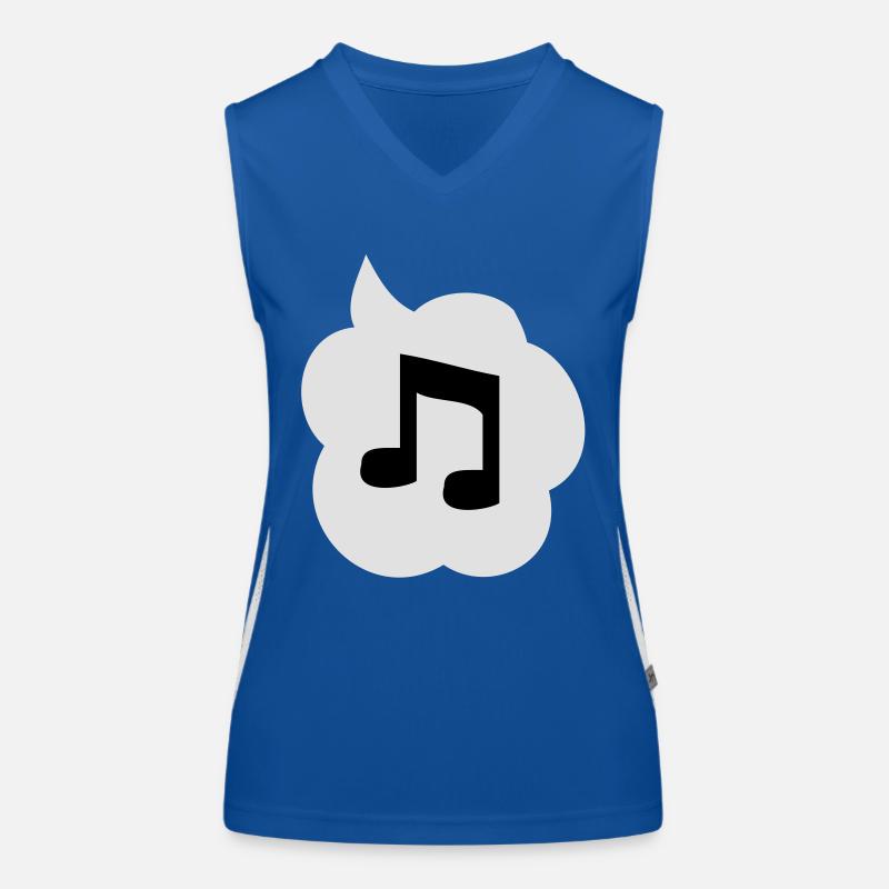 Musik Sprechen Funktionelles Kontrast-Tank Top für Frauen