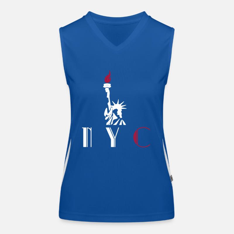 NYC - Statue de la Liberté - Statue de la Liberté Débardeur respirant contrasté Femme