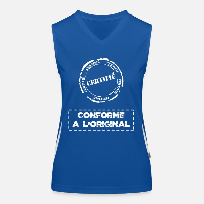 conformeoriginal wite Débardeur respirant contrasté Femme