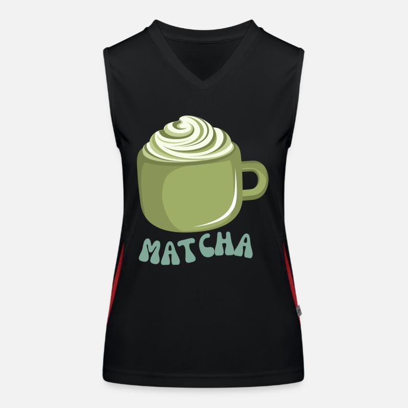Matcha Funktionelles Kontrast-Tank Top für Frauen