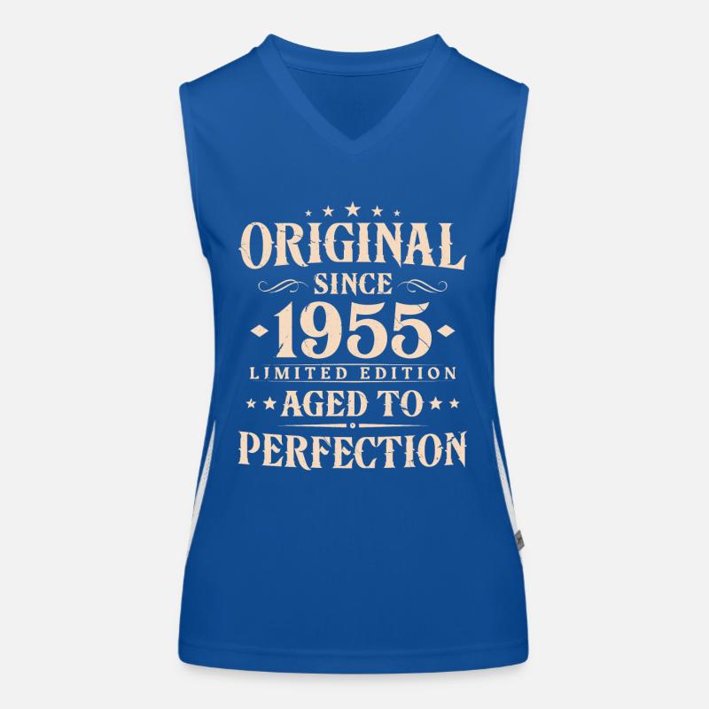Original Since 1955 Vintage Birthday Gift Women's Functional Contrast Tank Top