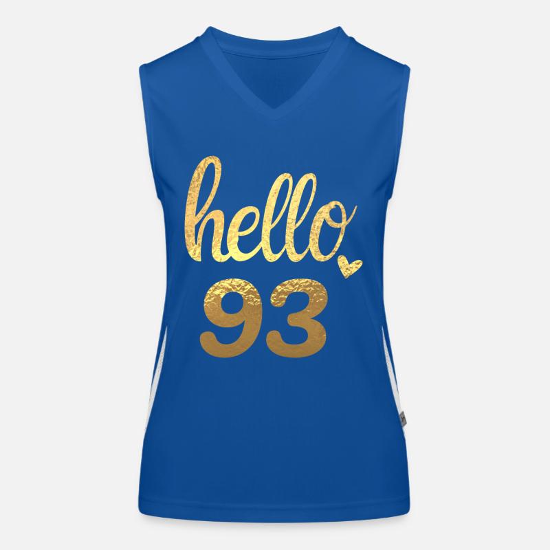 Hello 93 doré Débardeur respirant contrasté Femme