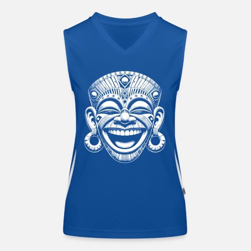 Máscara Camiseta funcional de tirantes en contraste para mujer