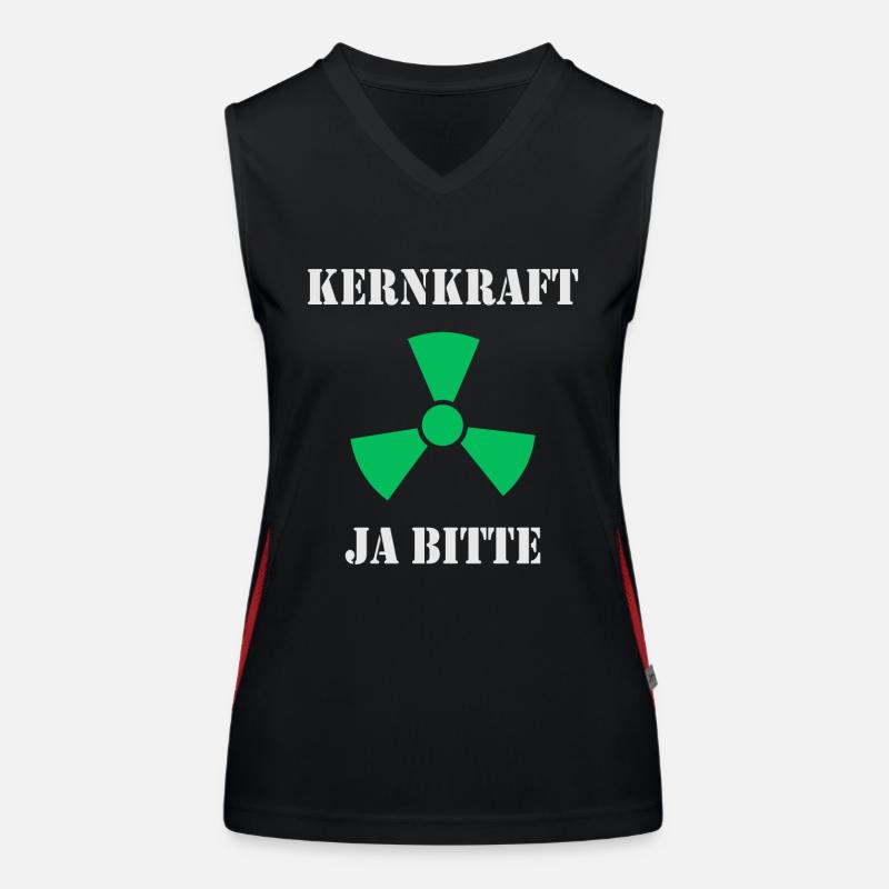 Kernkraft, Ja bitte Funktionelles Kontrast-Tank Top für Frauen