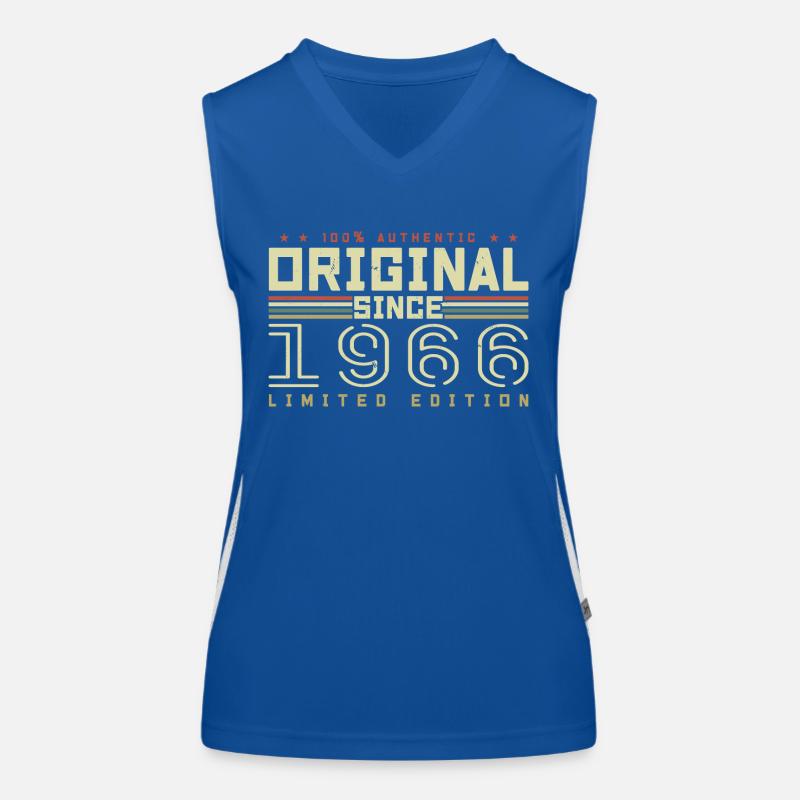 Original 1966 Retro 1966 Geburtstagsgeschenk 1966 Funktionelles Kontrast-Tank Top für Frauen