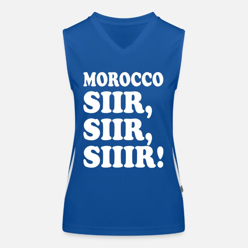 Marokko Funktionelles Kontrast-Tank Top für Frauen