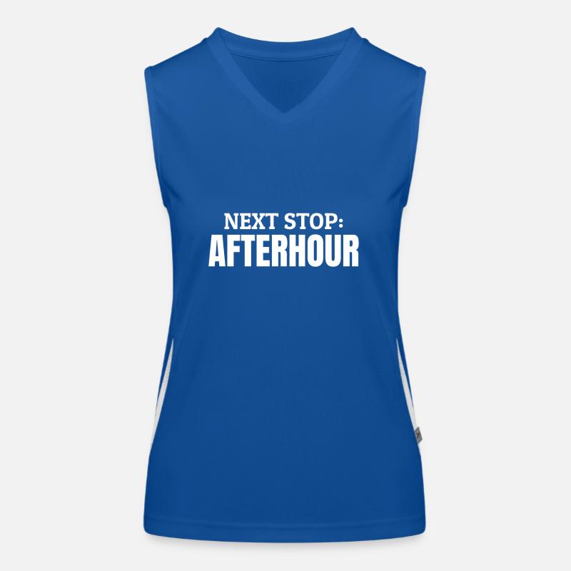 Techno | Rave | Next Stop Afterhour Funktionelles Kontrast-Tank Top für Frauen