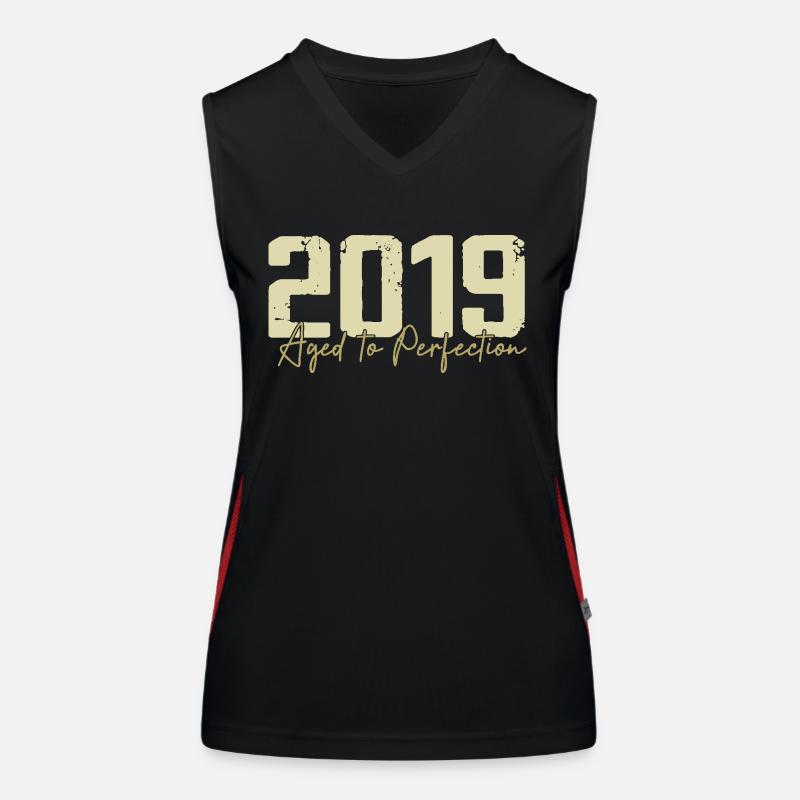 Original 2019 Retro 2019 Geburtstagsgeschenk 2019 Funktionelles Kontrast-Tank Top für Frauen