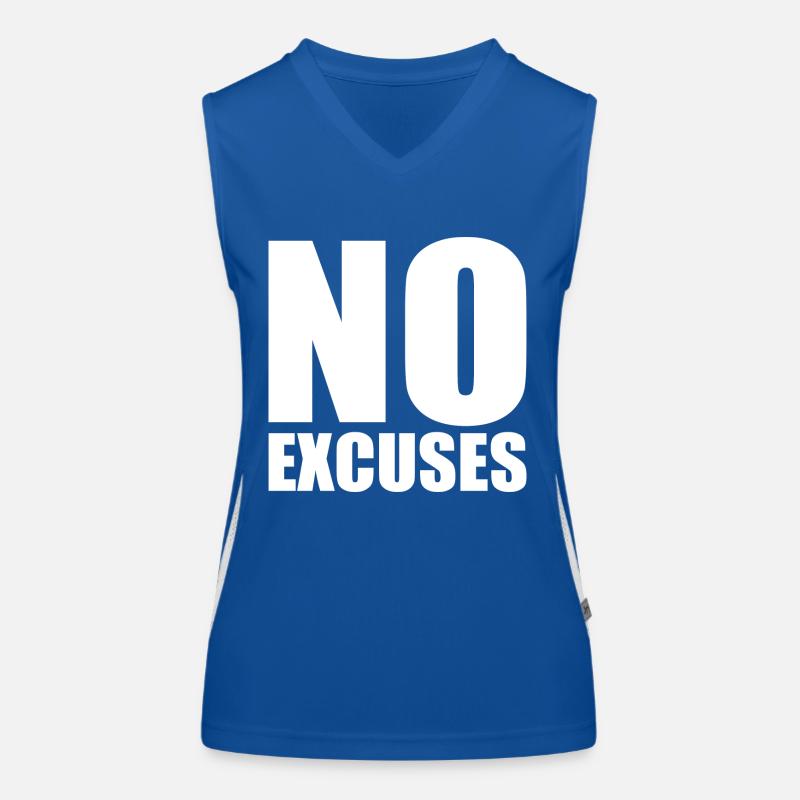 No excuses Débardeur respirant contrasté Femme