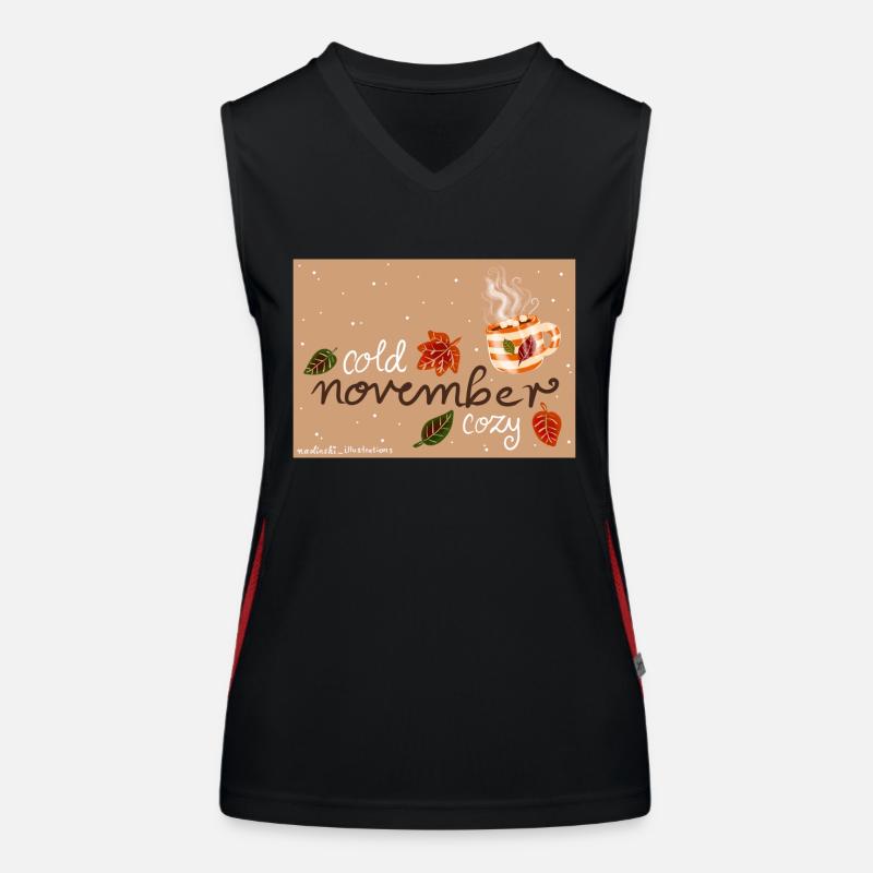 november Funktionelles Kontrast-Tank Top für Frauen
