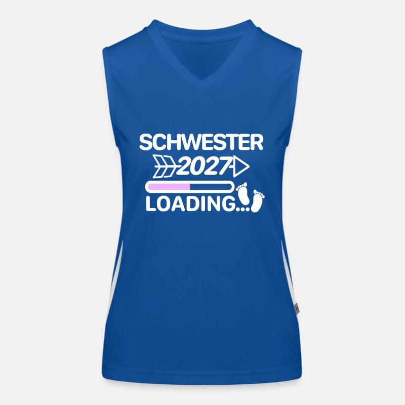 Ich werde Schwester 2027 Funktionelles Kontrast-Tank Top für Frauen