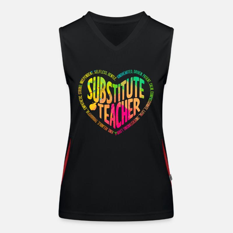 Cool Pride Passion Enseignant suppléant Débardeur respirant contrasté Femme