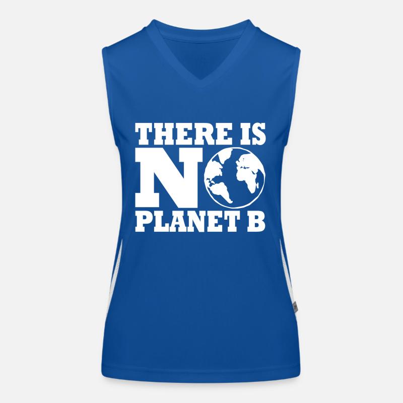 There is no planet B Débardeur respirant contrasté Femme