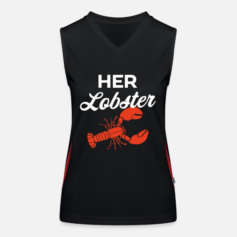 Her Lobster Women's Functional Contrast Tank Top