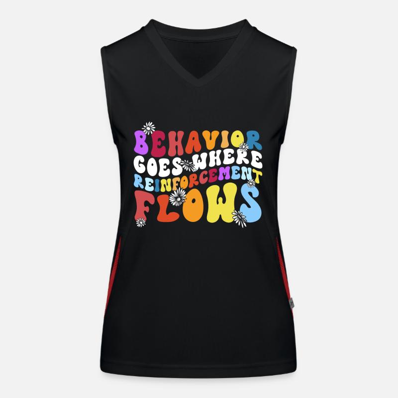 Aba therapist Behavior analyst Psychologist Women's Functional Contrast Tank Top