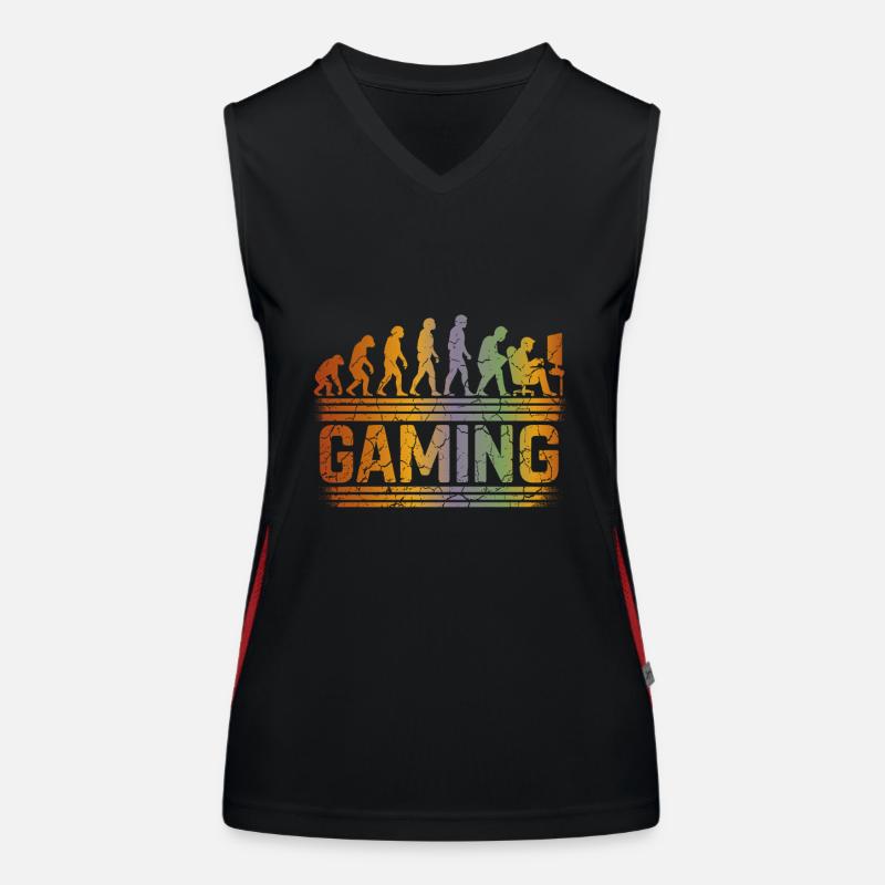 Evolution Gaming Shirt Women's Functional Contrast Tank Top