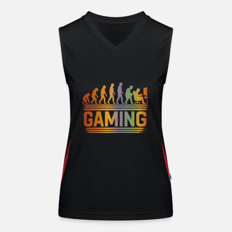 Evolution Gaming Funktionelles Kontrast-Tank Top für Frauen