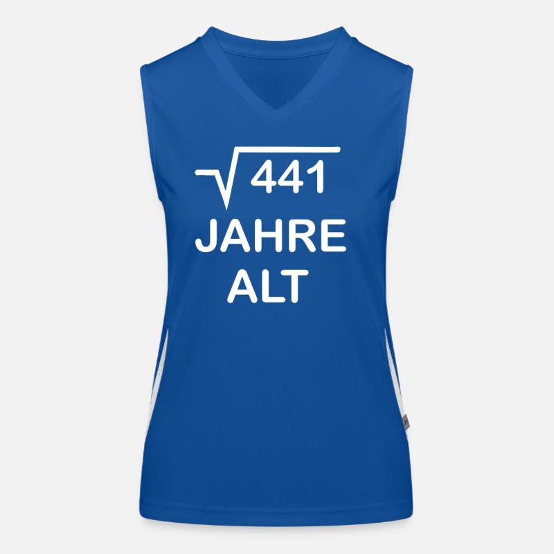 21 Jahre - 21. Geburtstag Funktionelles Kontrast-Tank Top für Frauen