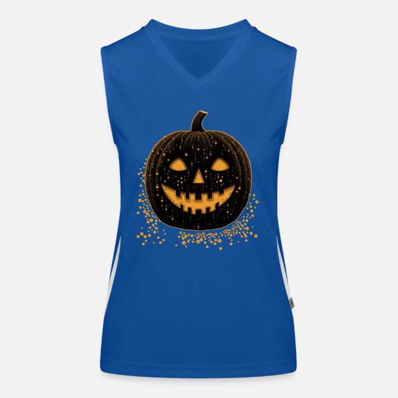 Black Jack O lantern Women's Functional Contrast Tank Top