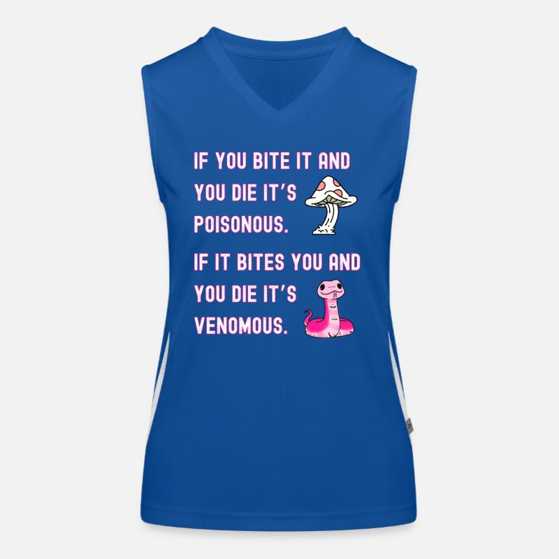 Poisonous vs Venomous Women's Functional Contrast Tank Top