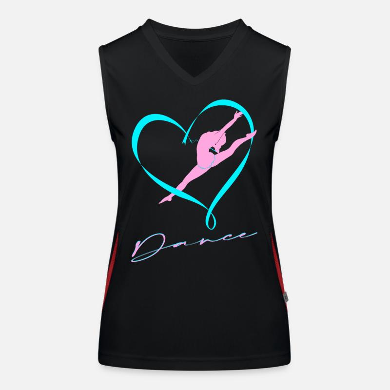Dance Funktionelles Kontrast-Tank Top für Frauen