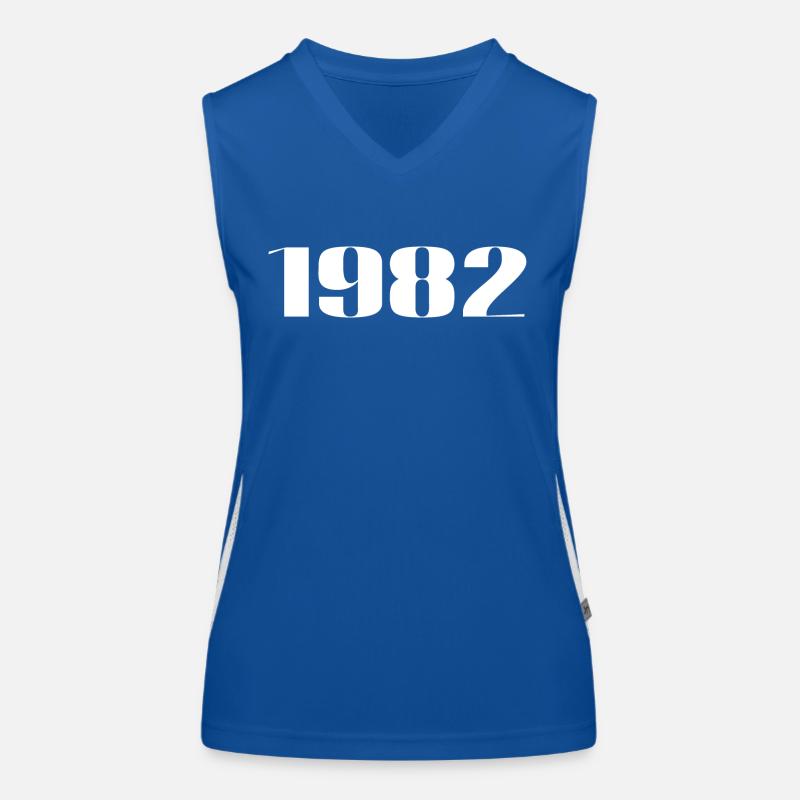 1982 - Gift born in 1982 Women's Functional Contrast Tank Top