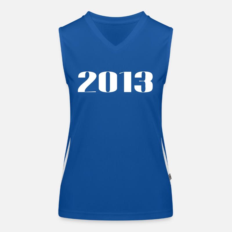 2013 - Cadeau né en 2013 Débardeur respirant contrasté Femme