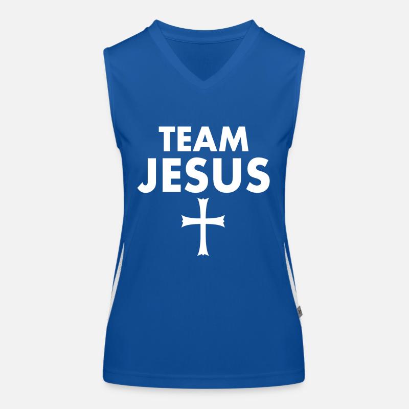 Croix de Jésus de l’équipe Débardeur respirant contrasté Femme