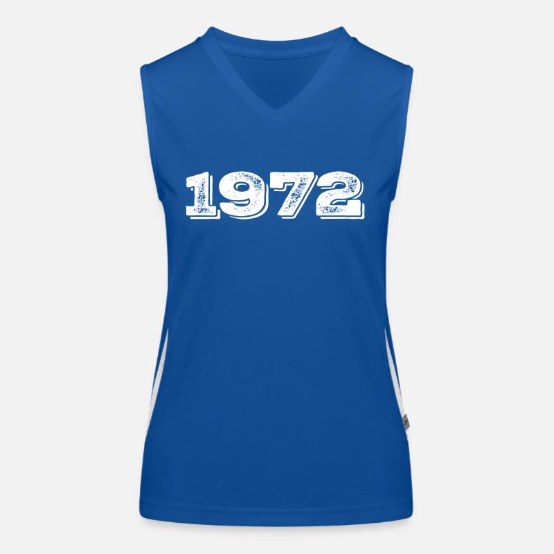 Cadeau d’anniversaire 1972 - 1972 Débardeur respirant contrasté Femme