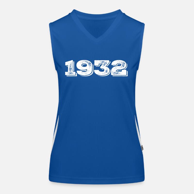 Geburtstagsgeschenk 1932 - 1932 Funktionelles Kontrast-Tank Top für Frauen