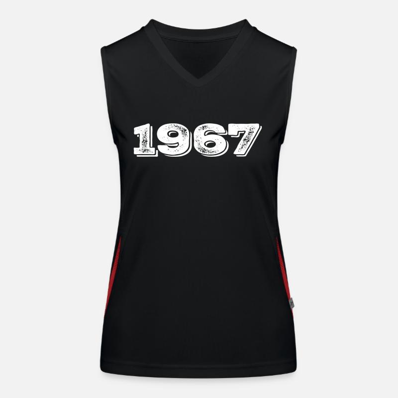 Geburtstagsgeschenk 1967 - 1967 Funktionelles Kontrast-Tank Top für Frauen