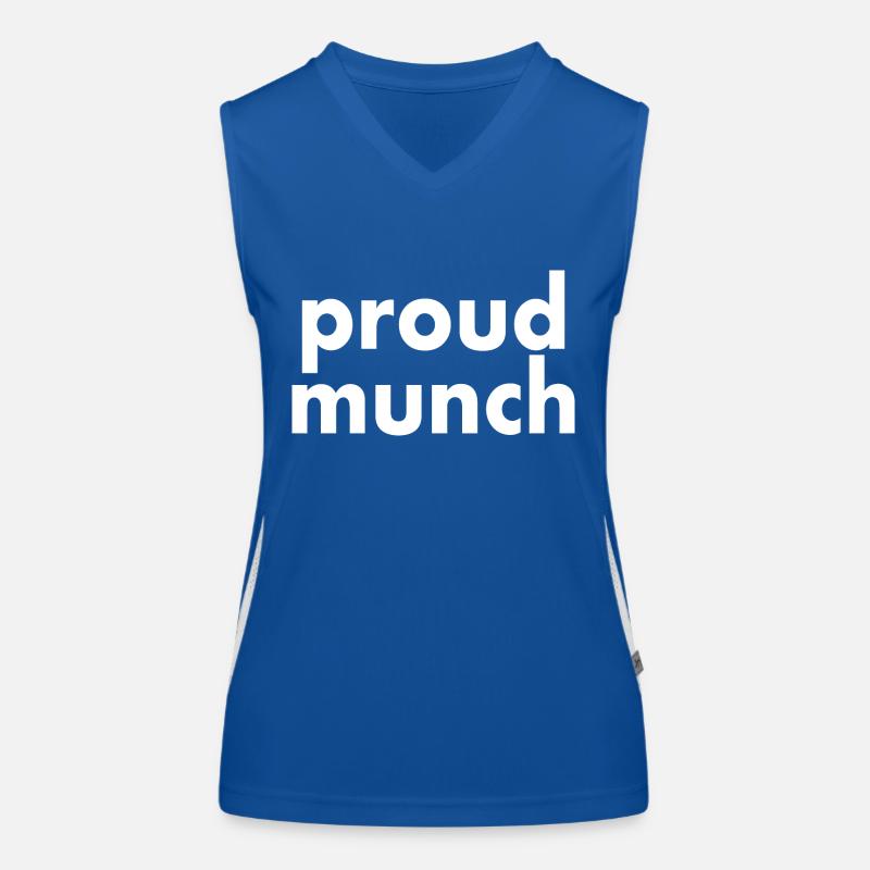 Proud munch Funktionelles Kontrast-Tank Top für Frauen