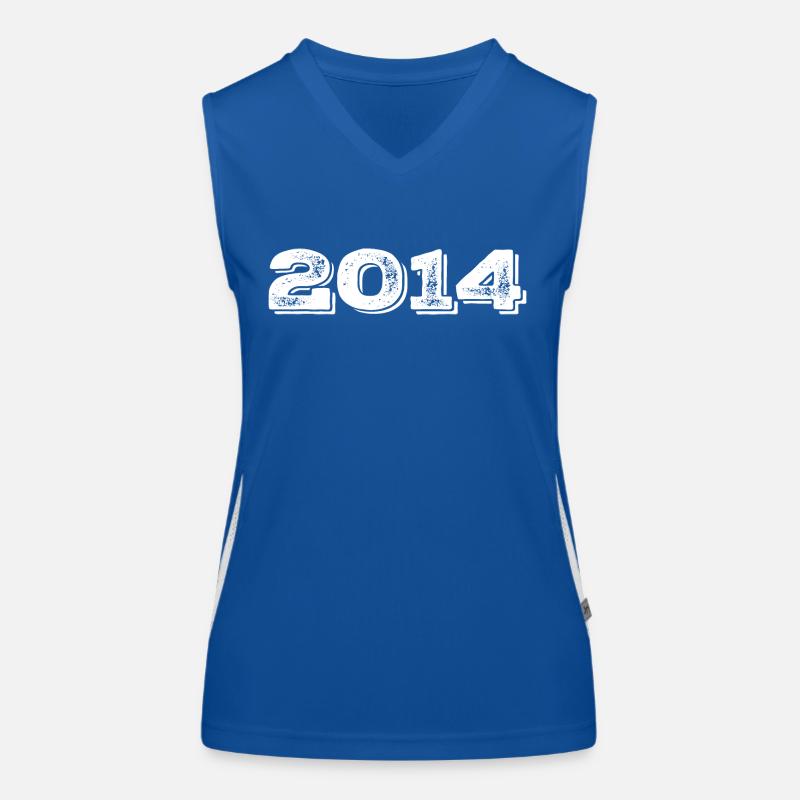Geburtstagsgeschenk 2014 - 2014 Funktionelles Kontrast-Tank Top für Frauen