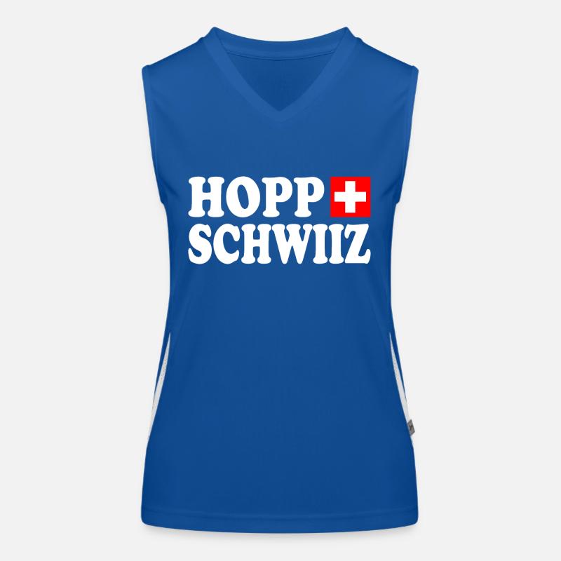 Hopp schwiiz Funktionelles Kontrast-Tank Top für Frauen