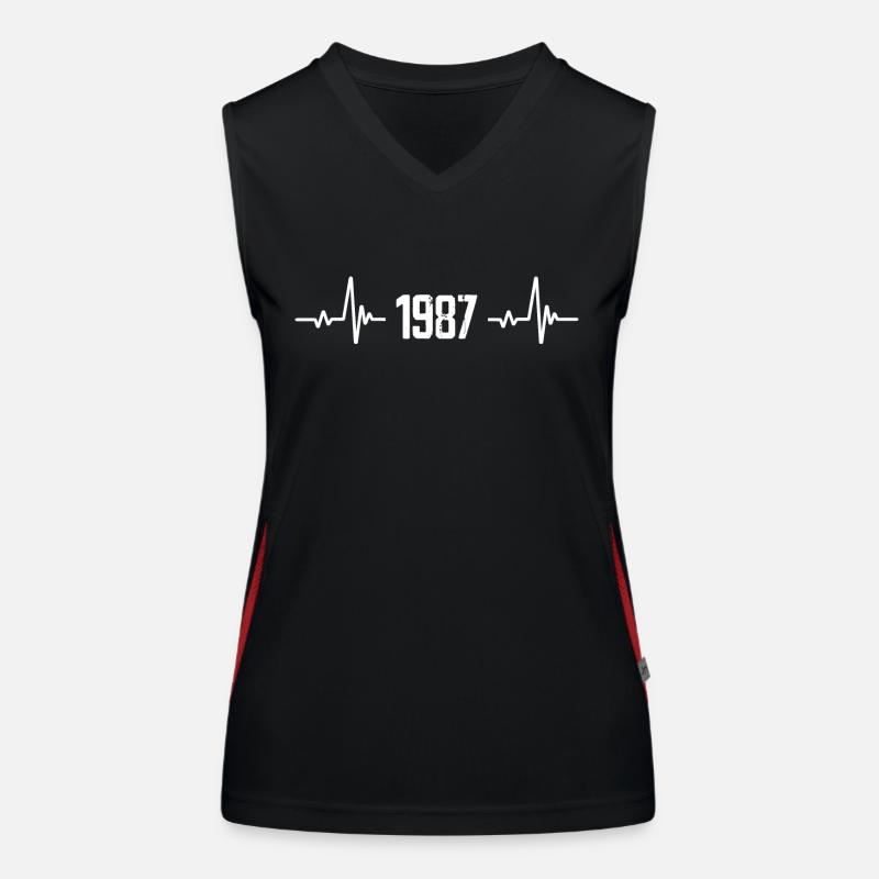1987 - vintage 1987 - vintage 1987 Women's Functional Contrast Tank Top