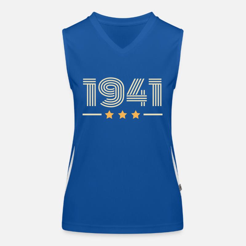 Legendär seit 1941 Geburtstagsgeschenk 1941 Funktionelles Kontrast-Tank Top für Frauen