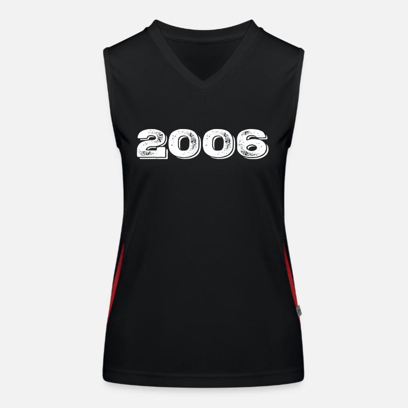 Geburtstagsgeschenk 2006 - 2006 Funktionelles Kontrast-Tank Top für Frauen