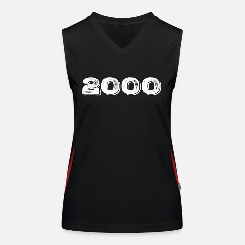 Geburtstagsgeschenk 2000 - 2000 Funktionelles Kontrast-Tank Top für Frauen