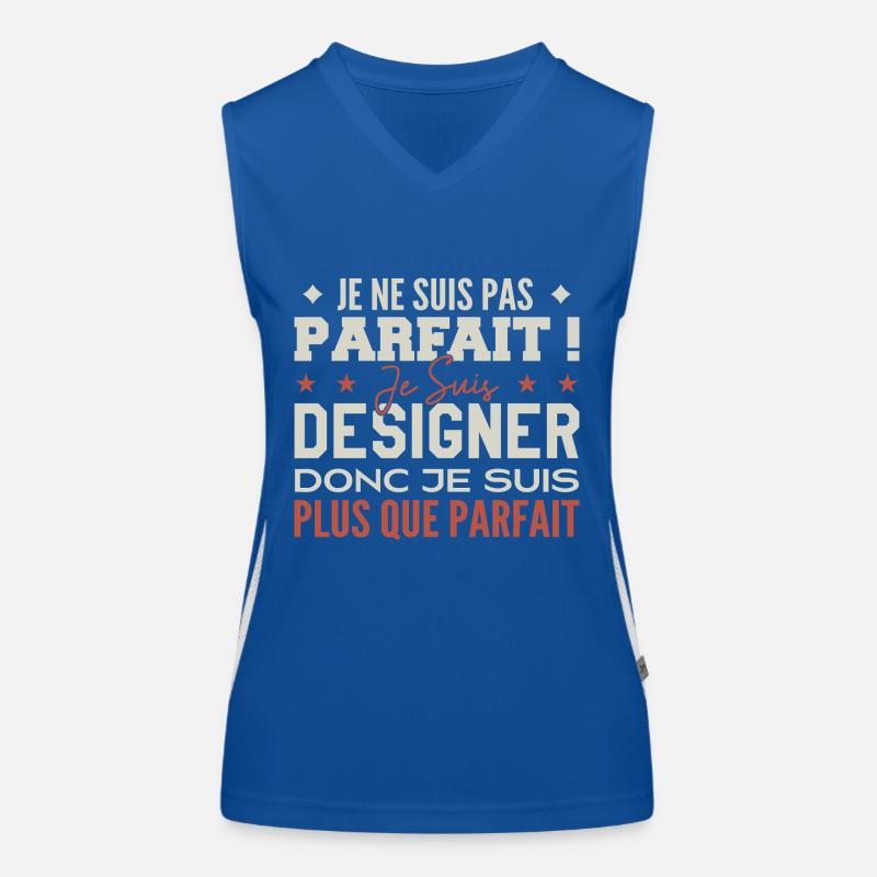 A Designer, the Dream Profession in the Spotlight Women's Functional Contrast Tank Top