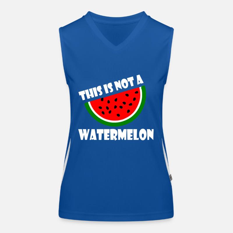 THIS IS NOT A WATERMELON Débardeur respirant contrasté Femme