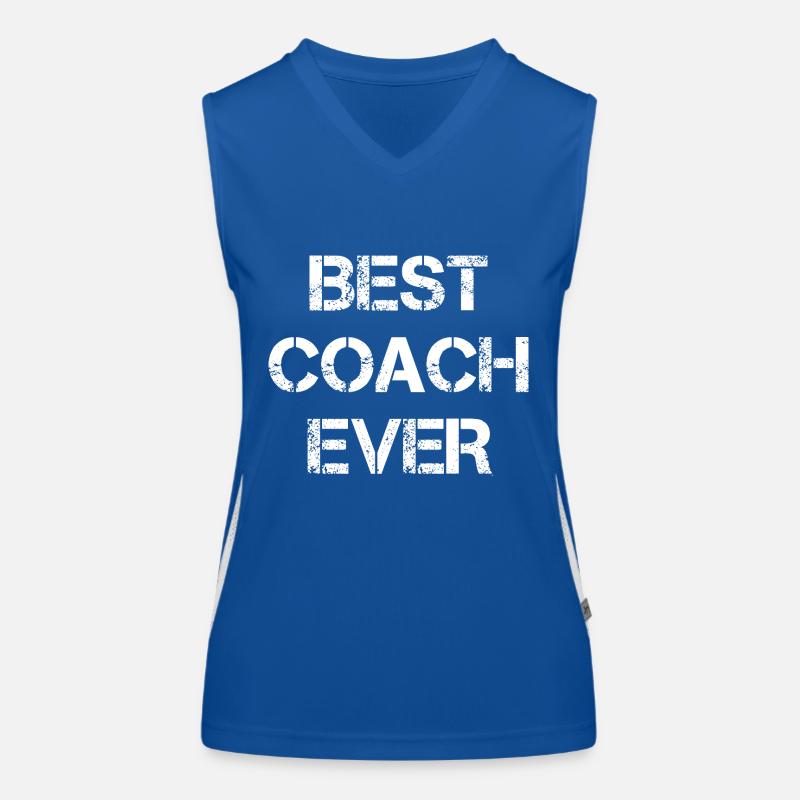 Best Coach Ever Women's Functional Contrast Tank Top