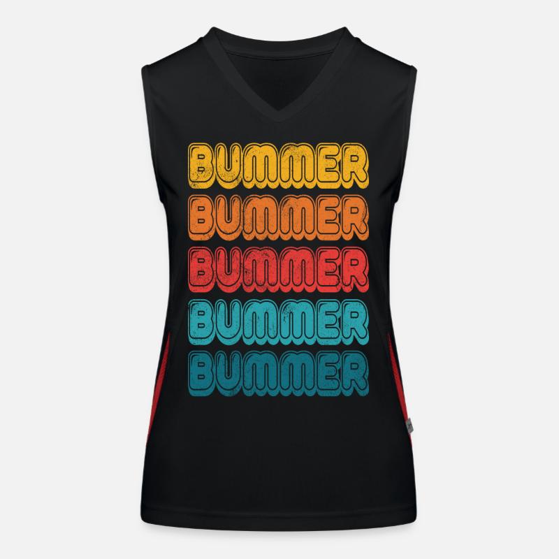 Mist Retro Funktionelles Kontrast-Tank Top für Frauen