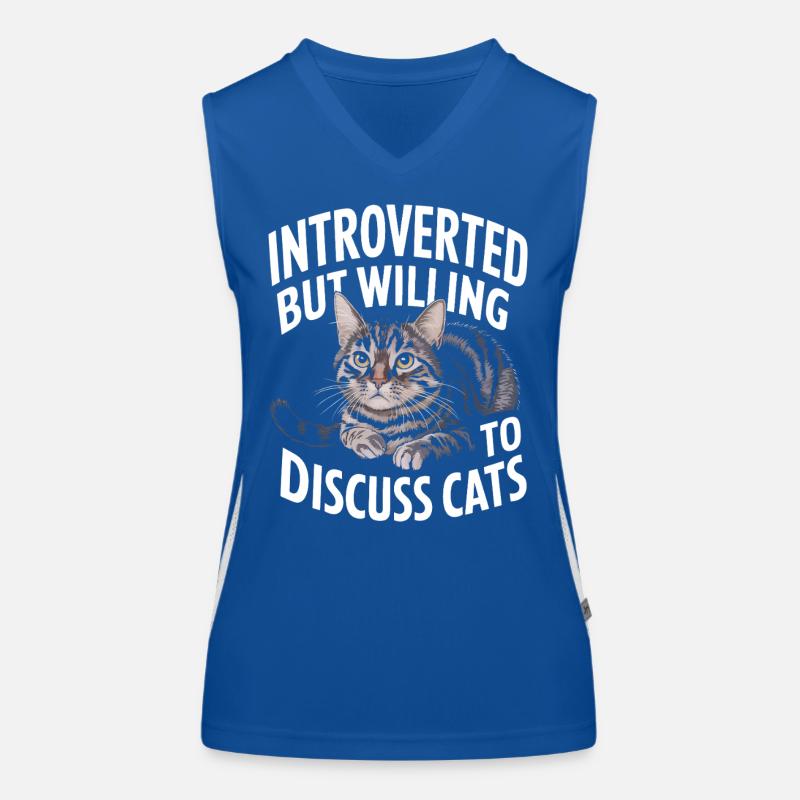 Introvert, antisocial, introvert Women's Functional Contrast Tank Top