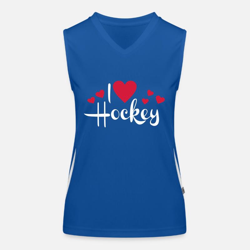 Hockey Funktionelles Kontrast-Tank Top für Frauen