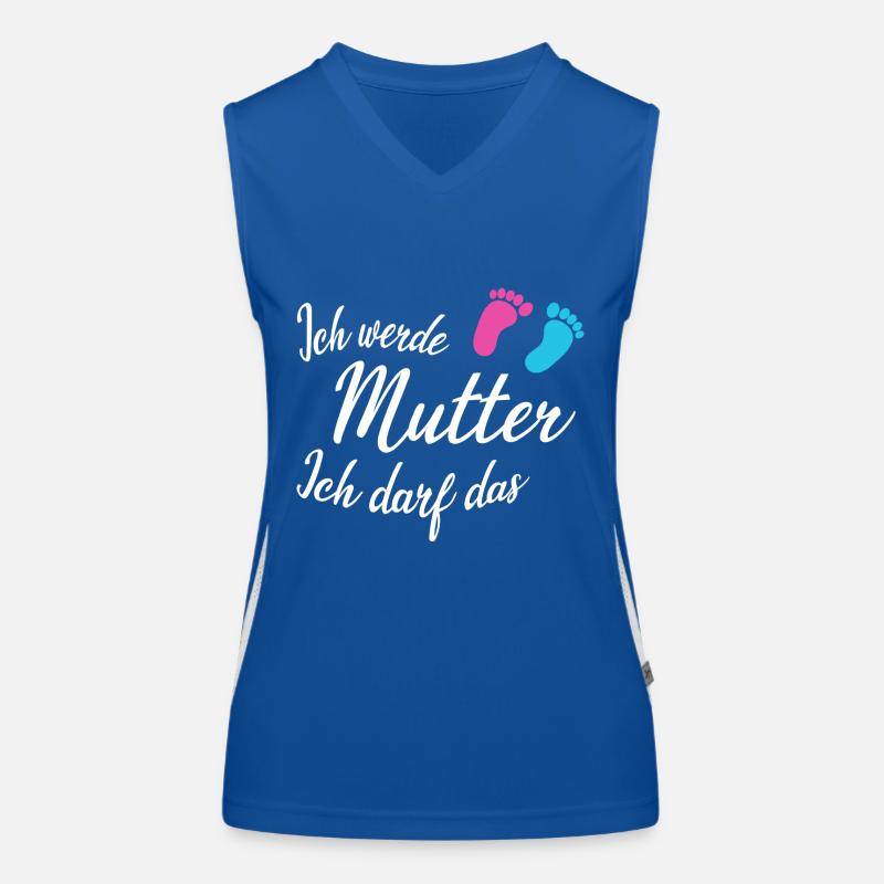 Ich werde Mutter Ich darf Das Funktionelles Kontrast-Tank Top für Frauen
