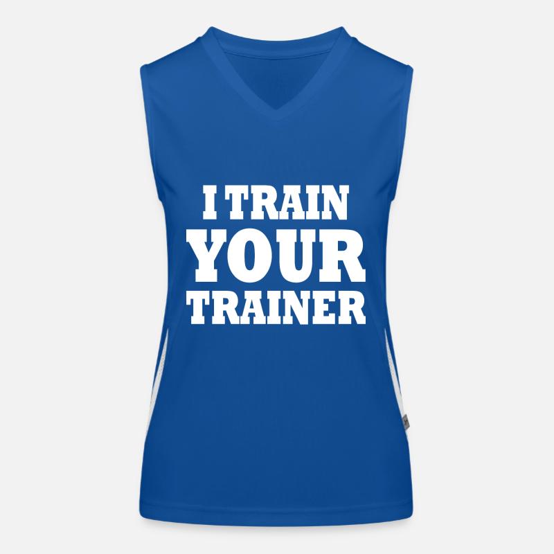 I train your trainer Women's Functional Contrast Tank Top