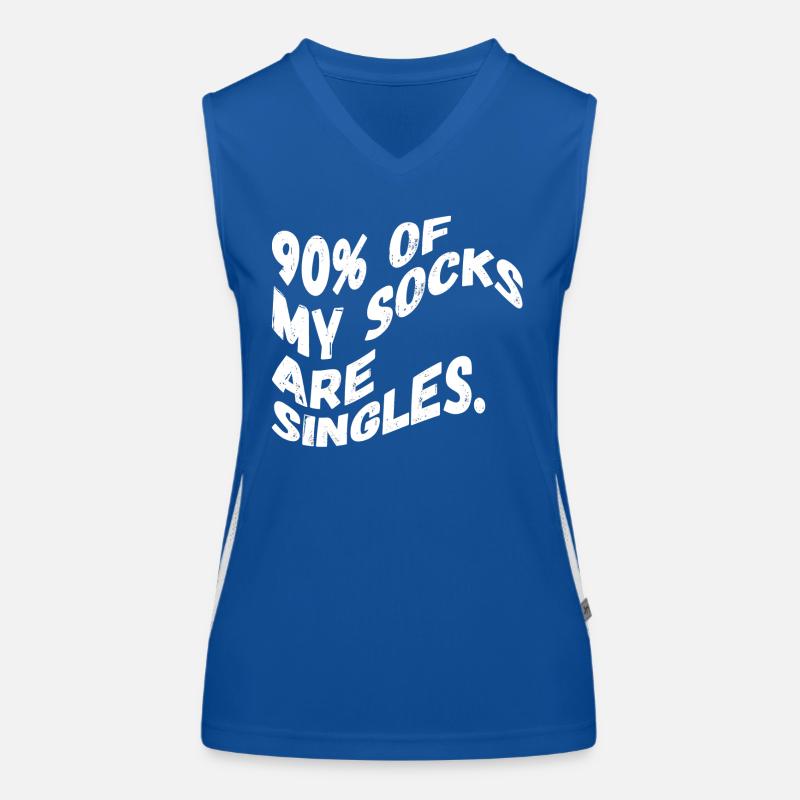 Single socks Women's Functional Contrast Tank Top